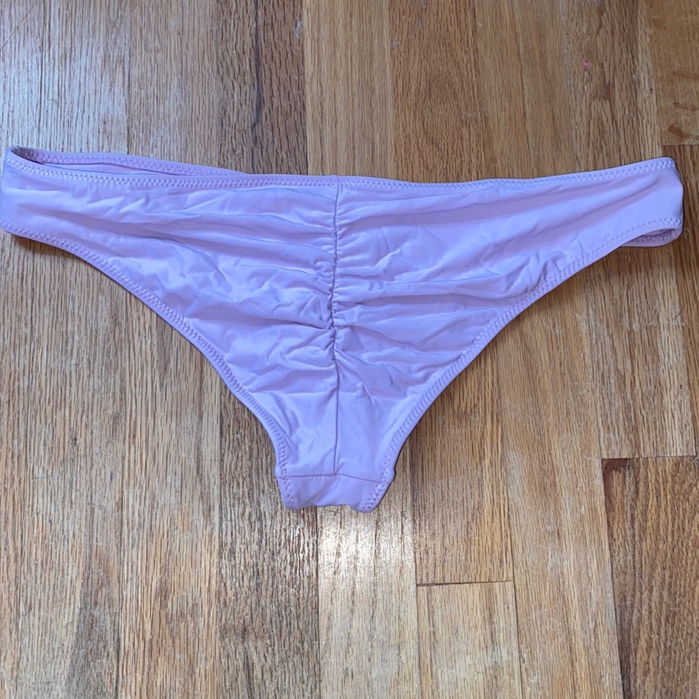 LA Hearts Rouched bikini bottom